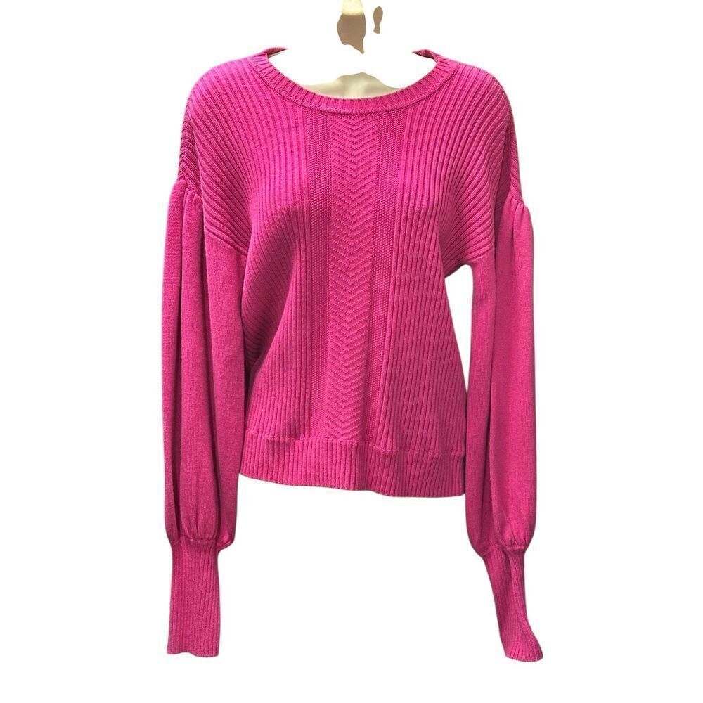 Toccin NY Pull Over Sweater in Hot Pink NWT Size Large